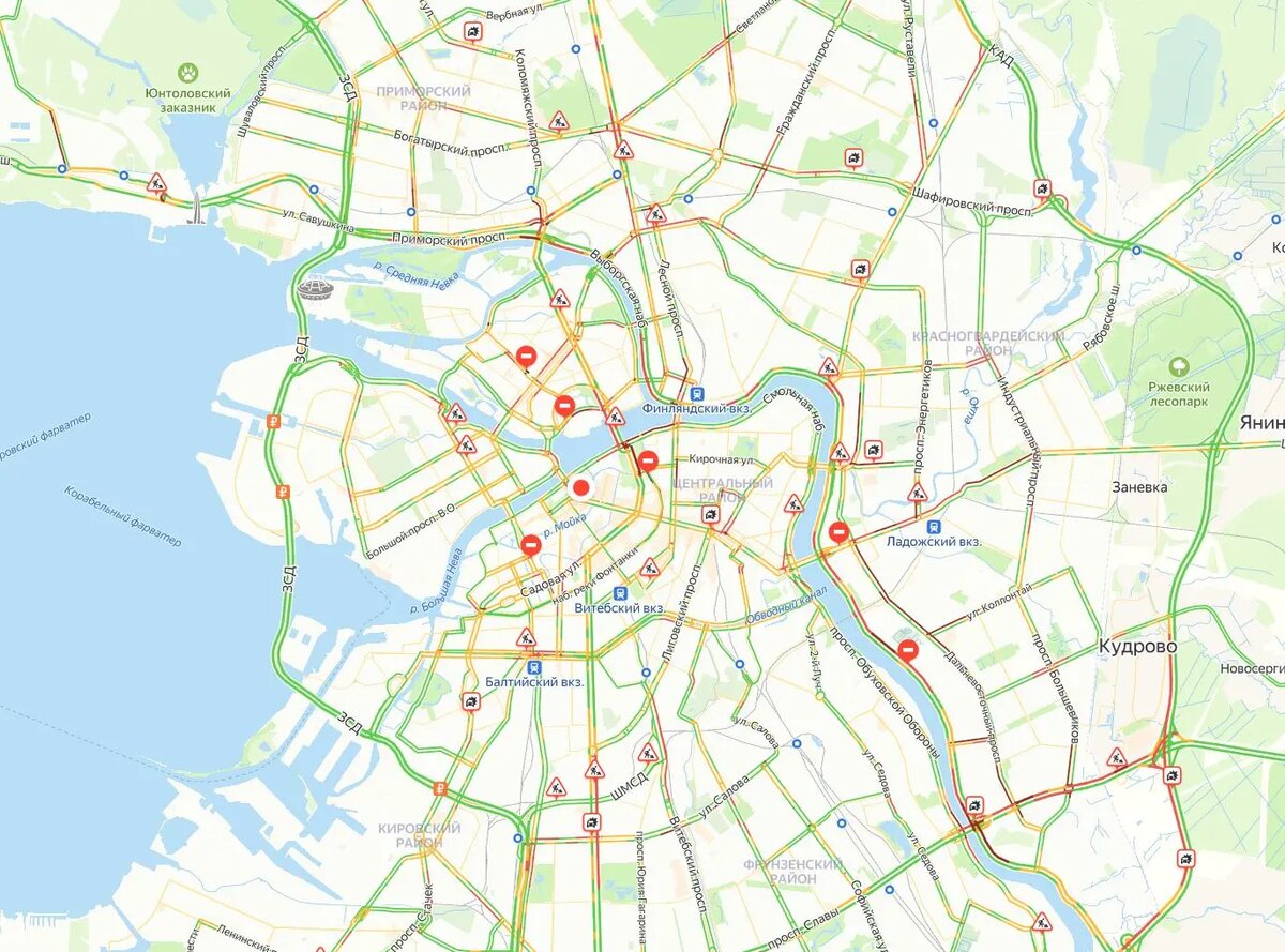    Фото: скрин «Яндекс Пробки»