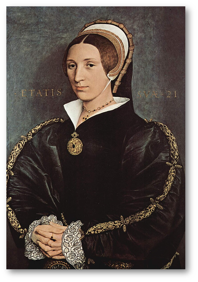 Картина кисти Ганса Гольбейна 1541 г. Предположительно, Екатерина Говард. wikipedia.org