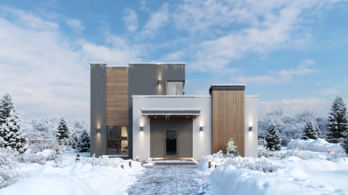 Проект дома для массовой застройки MODERN SKANDI / MYE