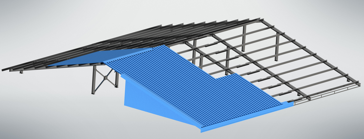 Сборка кровли