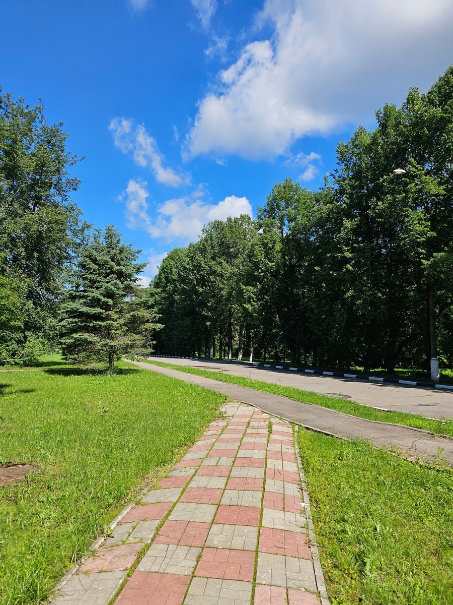 Много мест для прогулок по территории