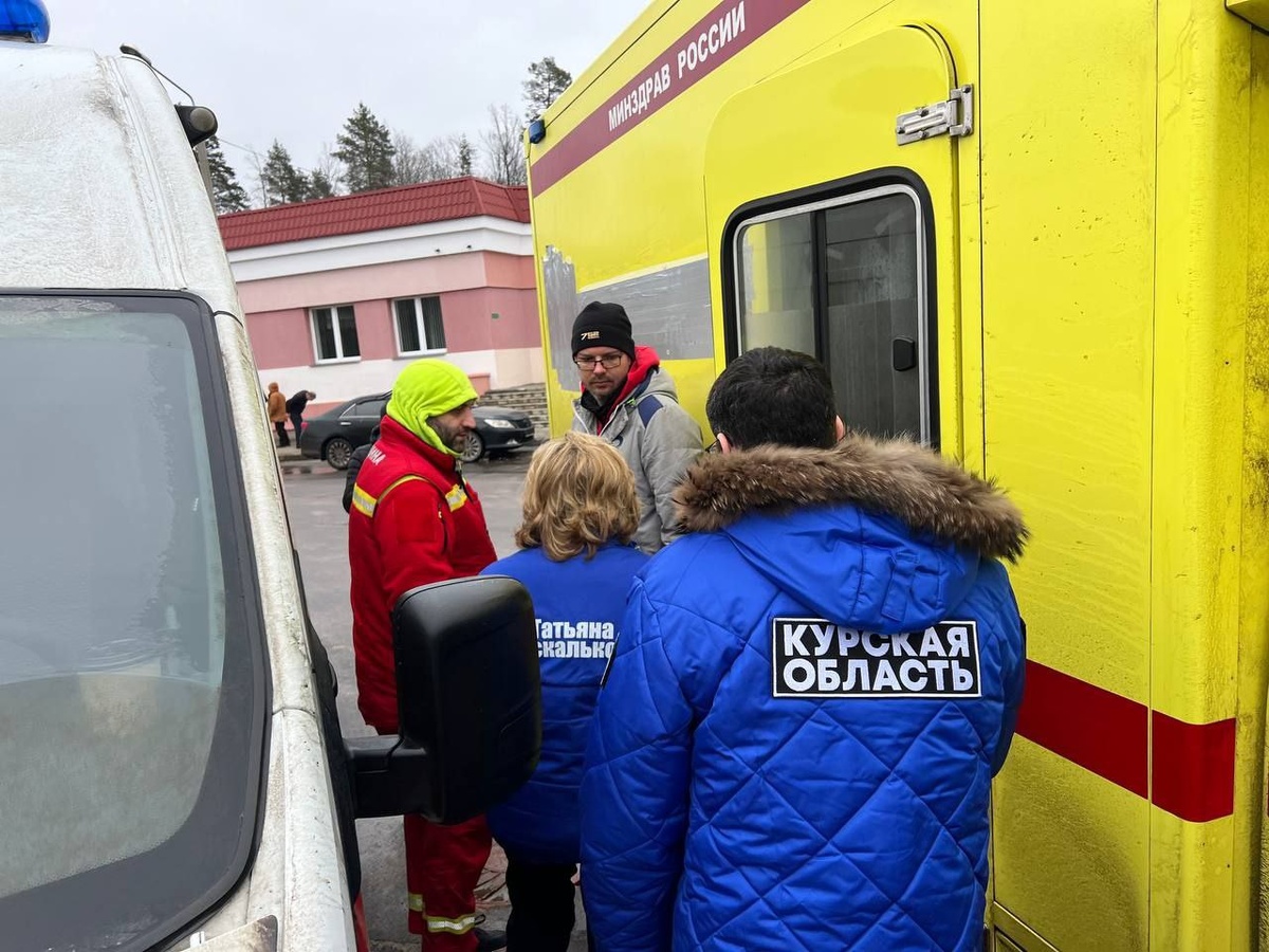    Девять курян, возвращенных с территории Украины, доставлены в больницы