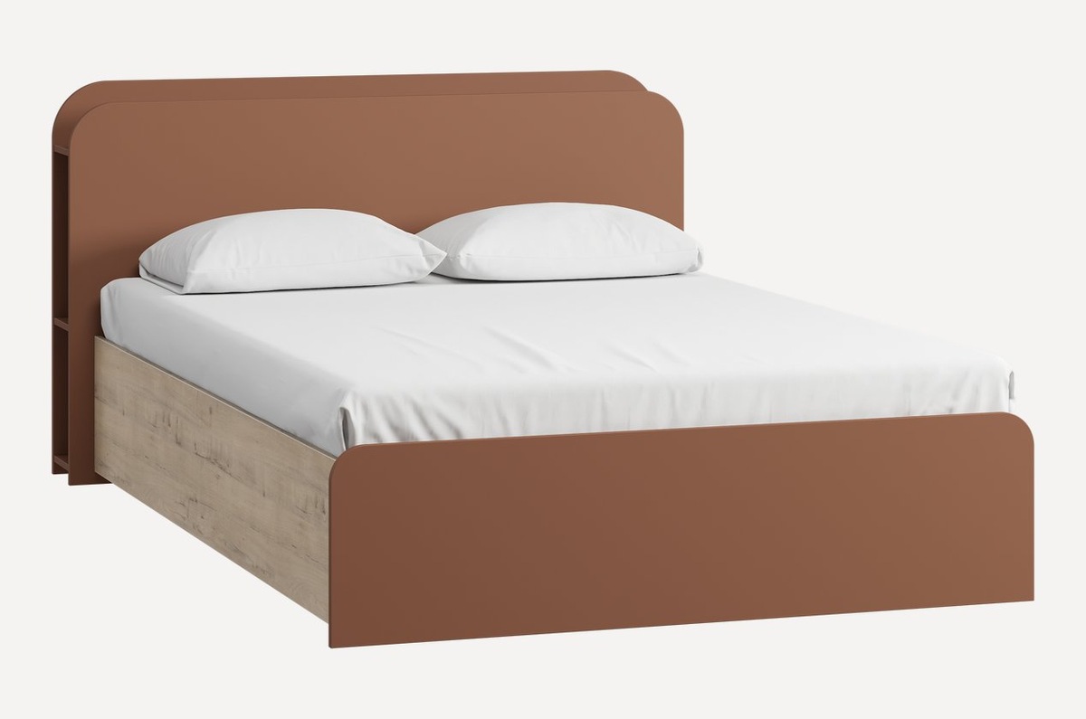 На фото кровать Бронс-2 140 Terra от бренда divan.ru