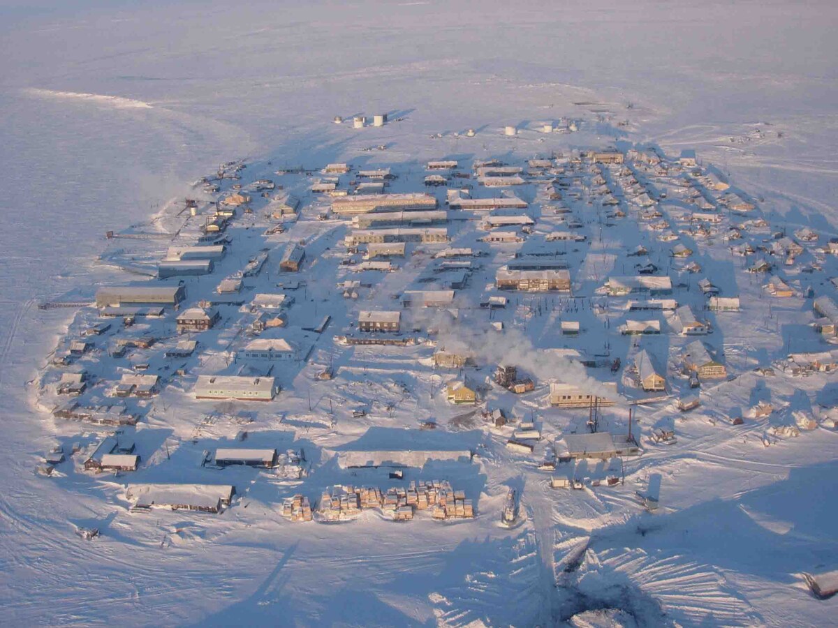 Село Гыда - самый северный населённый пункт Тазовского района ЯНАО. Фото из Интернета