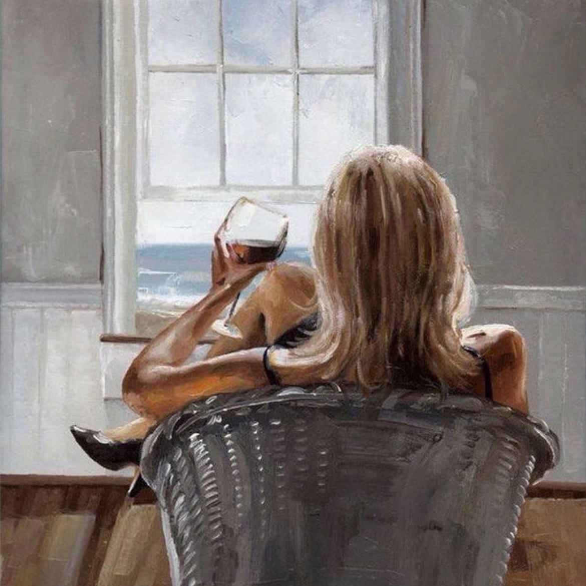 Виктор Бауэр - "Девушка у окна"