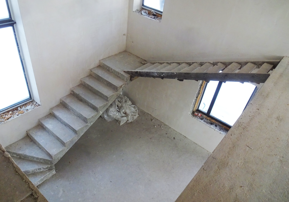 В самом начале строительства