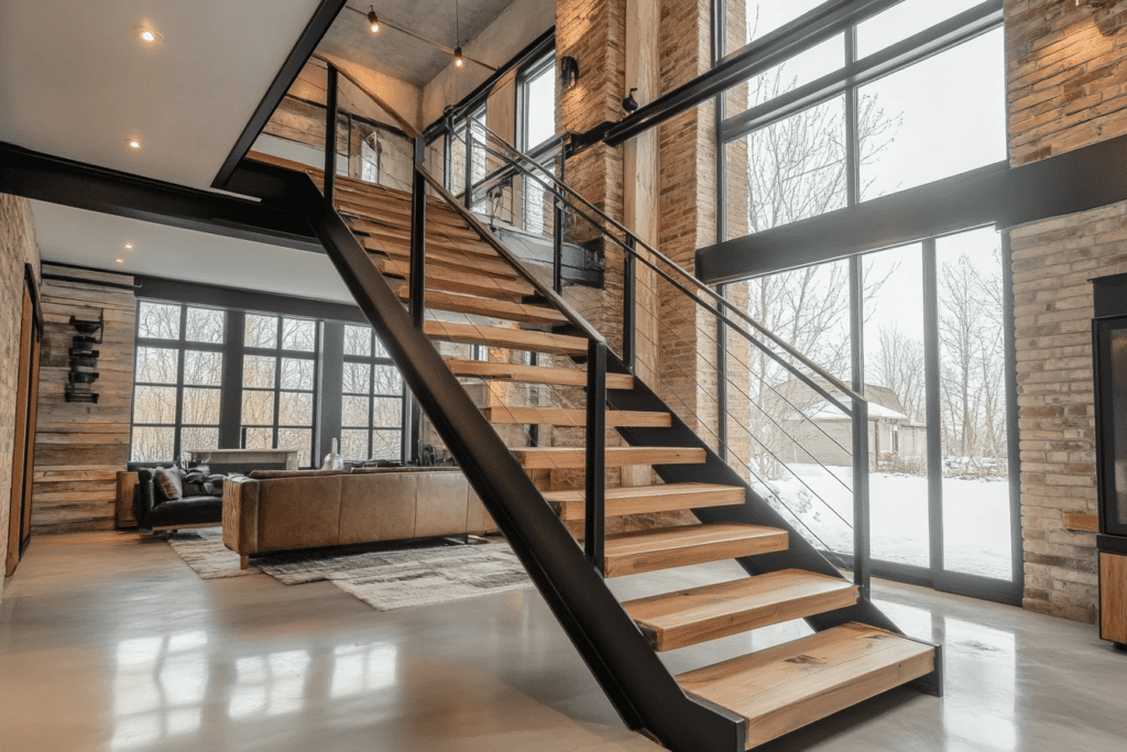    Перила в стиле лофт: Современные решения от ZMK-Zenit для вашего идеального интерьера в Уфе ZMK-ZENIT