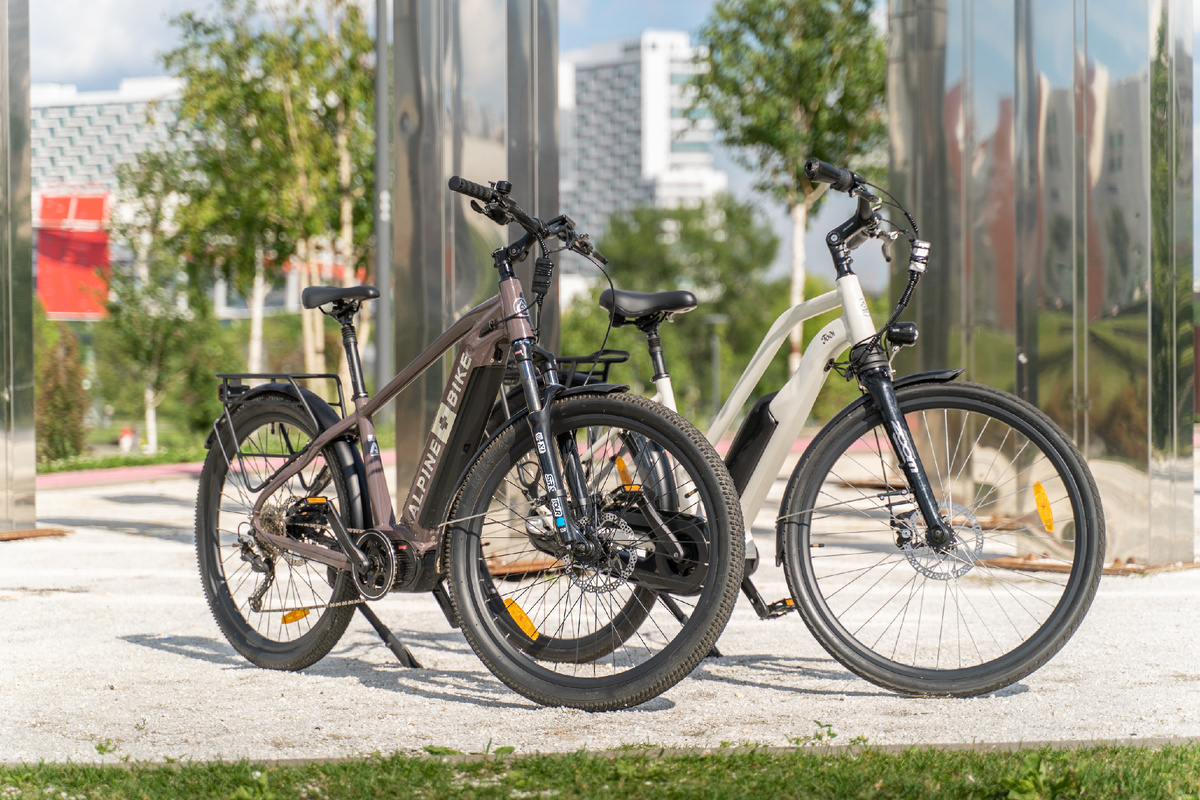 Велосипеды Alpinebike Dammastock и Todi с кареточным мотором Ananda.