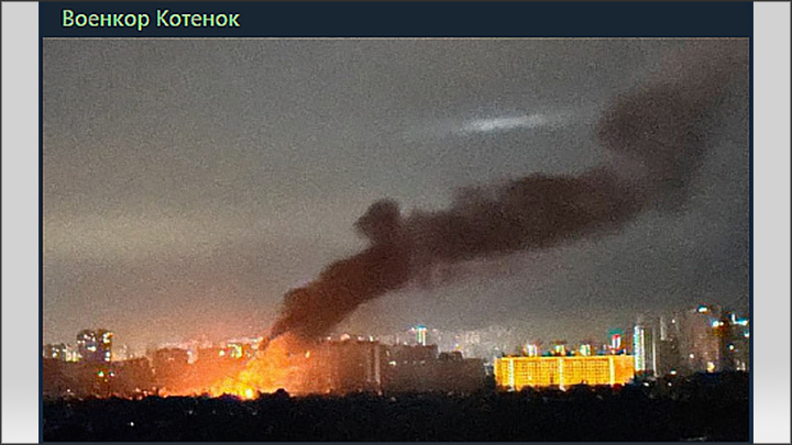    ВКС России атакуют вражеские объекты в Одесской области//Скриншот страницы с ТГ-канала "Военкор Котенок"