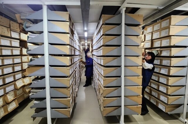    Вот так должны храниться дела в архиве. Фото: Из архива/ Госкомитет по делам архивов РК
