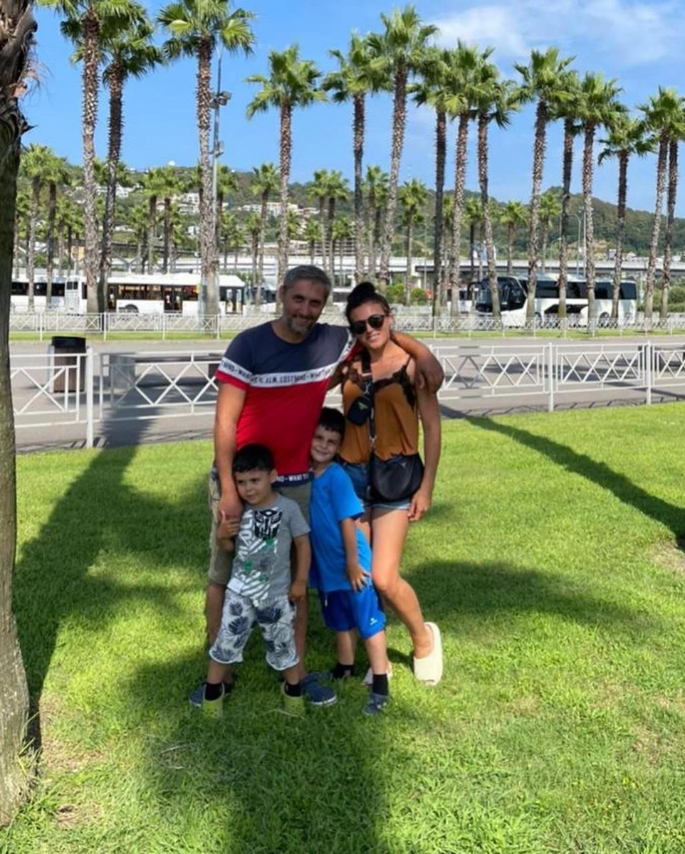 Фото Марины с семьей 