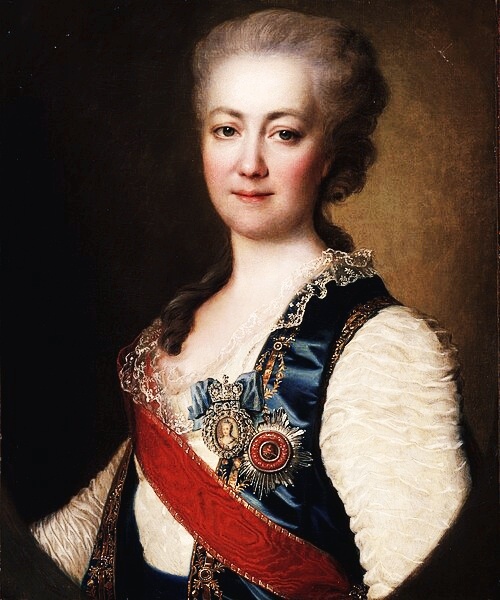 Д. Г. Левицкий. Портрет княгини Е. Р. Дашковой (сподвижница Екатерины II). 1784. Казанова приехал в Россию с целым ворохом рекомендательных писем от женщин. В Петербурге находит приют по письму к одному генералу от его бывшей фаворитки. К Дашковой едет, тоже с письмом от одной мадам. И от самой Дашковой тоже уезжает с рекомендательным письмом к Панину (дипломат, наставник Павла Петровича, сына Екатерины II). Через Панина Казанова знакомится с императрицей. 