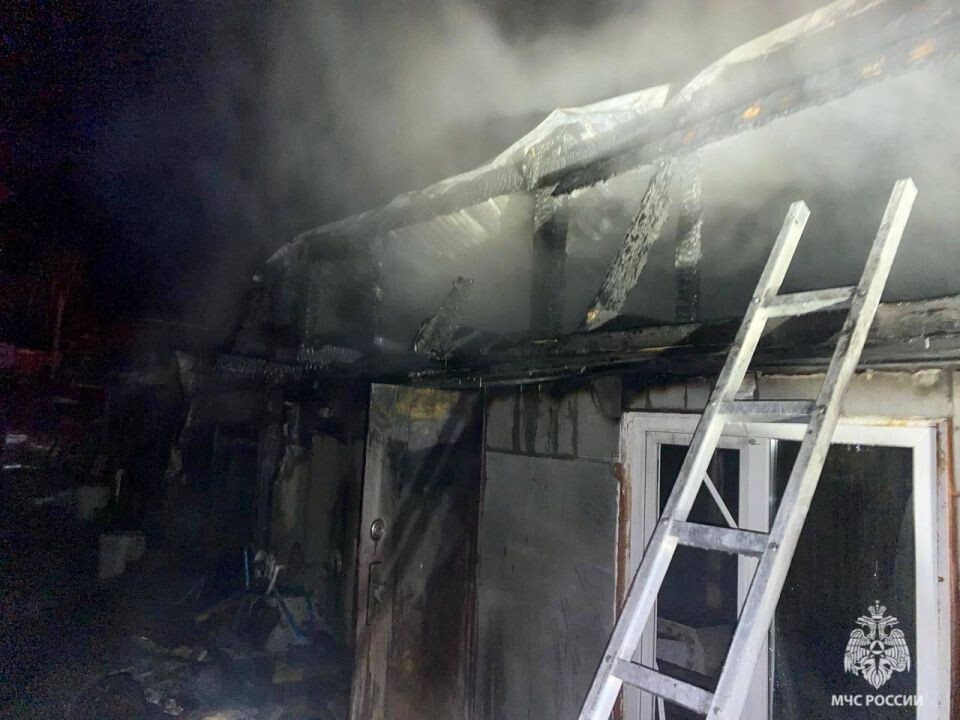    Пожар в поселке Карлушка Республики Алтай. Источник: МЧС Республики Алтай