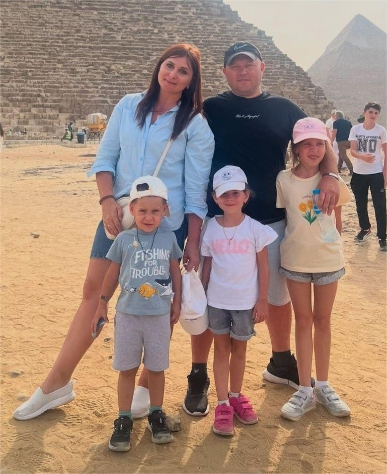 Фото Татьяны с семьёй
