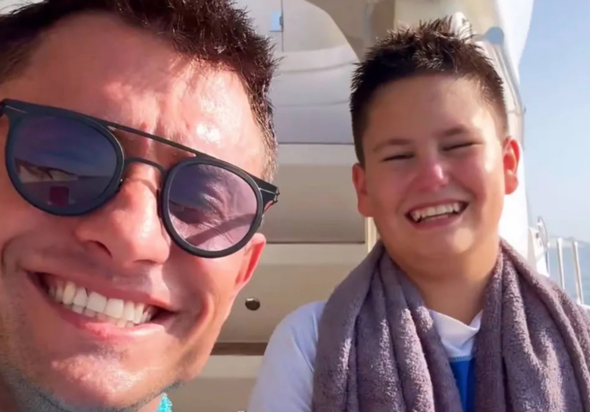    Павел Прилучный и его сын ТимофейСоцсети Павла Прилучного