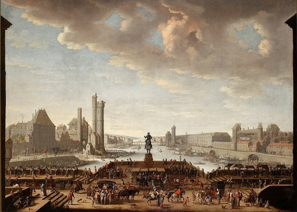 Париж, Новый мост в 1660-х годах