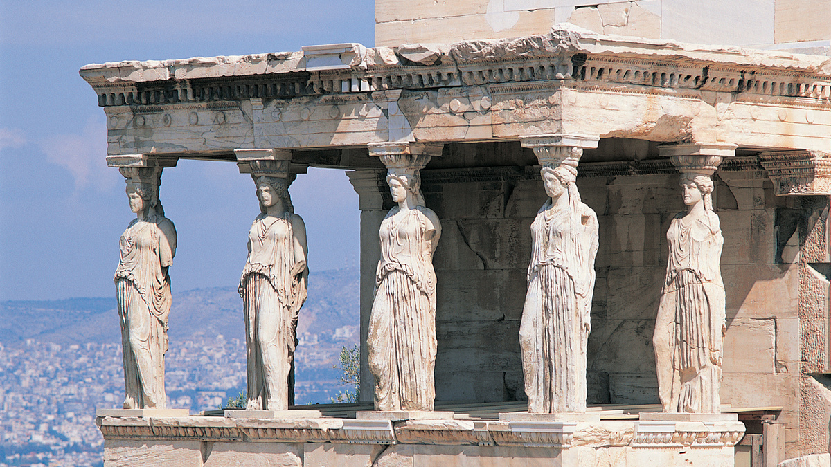    Фрагменты моста античности в Греции