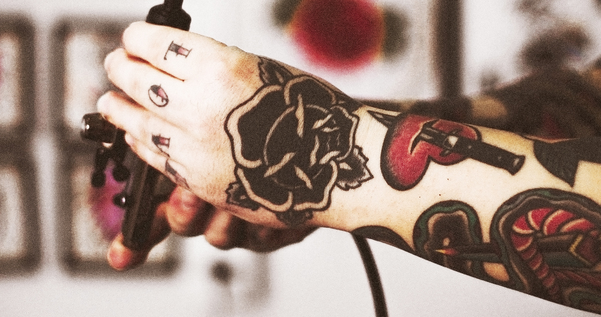 Татуировки в стиле "Олд скул".