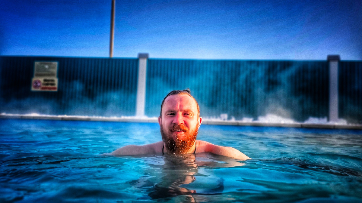 Термальные источники «Долина гейзеров» в селе Казьминское Ставропольского края. Февраль 2025