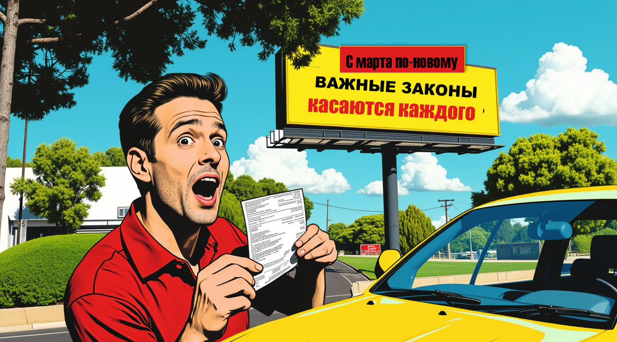 Сюрпризы марта: новые законы для покупателей, водителей и бизнеса — простыми словами