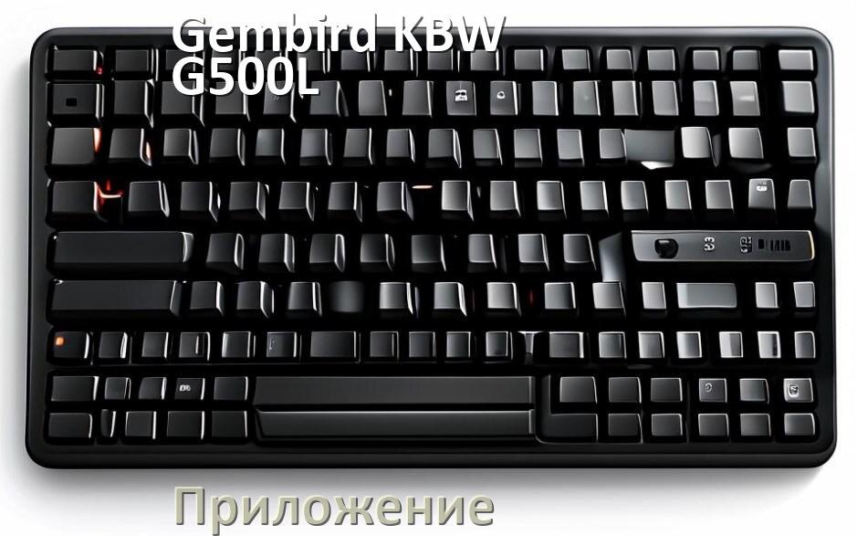 
Приложение для Gembird KBW-G500L для настройки подсветки