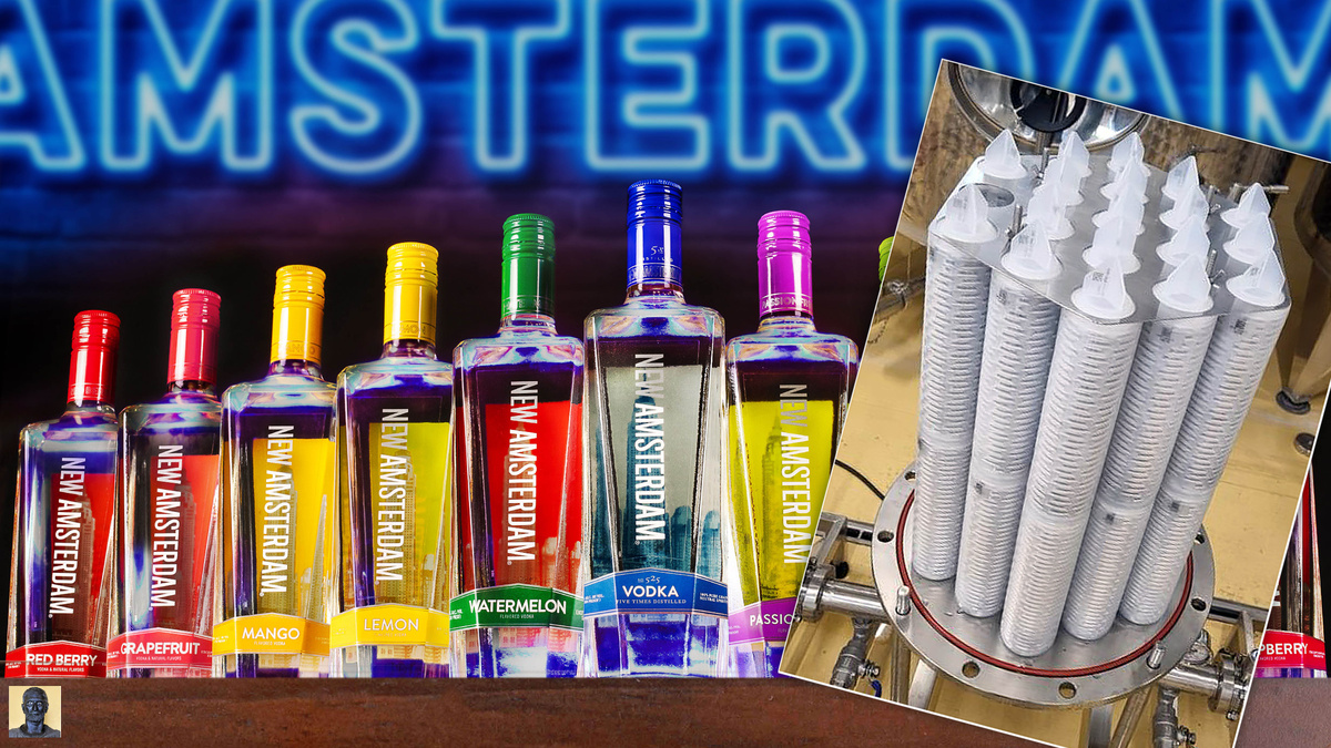 Водка New Amsterdam и угольные фильтры