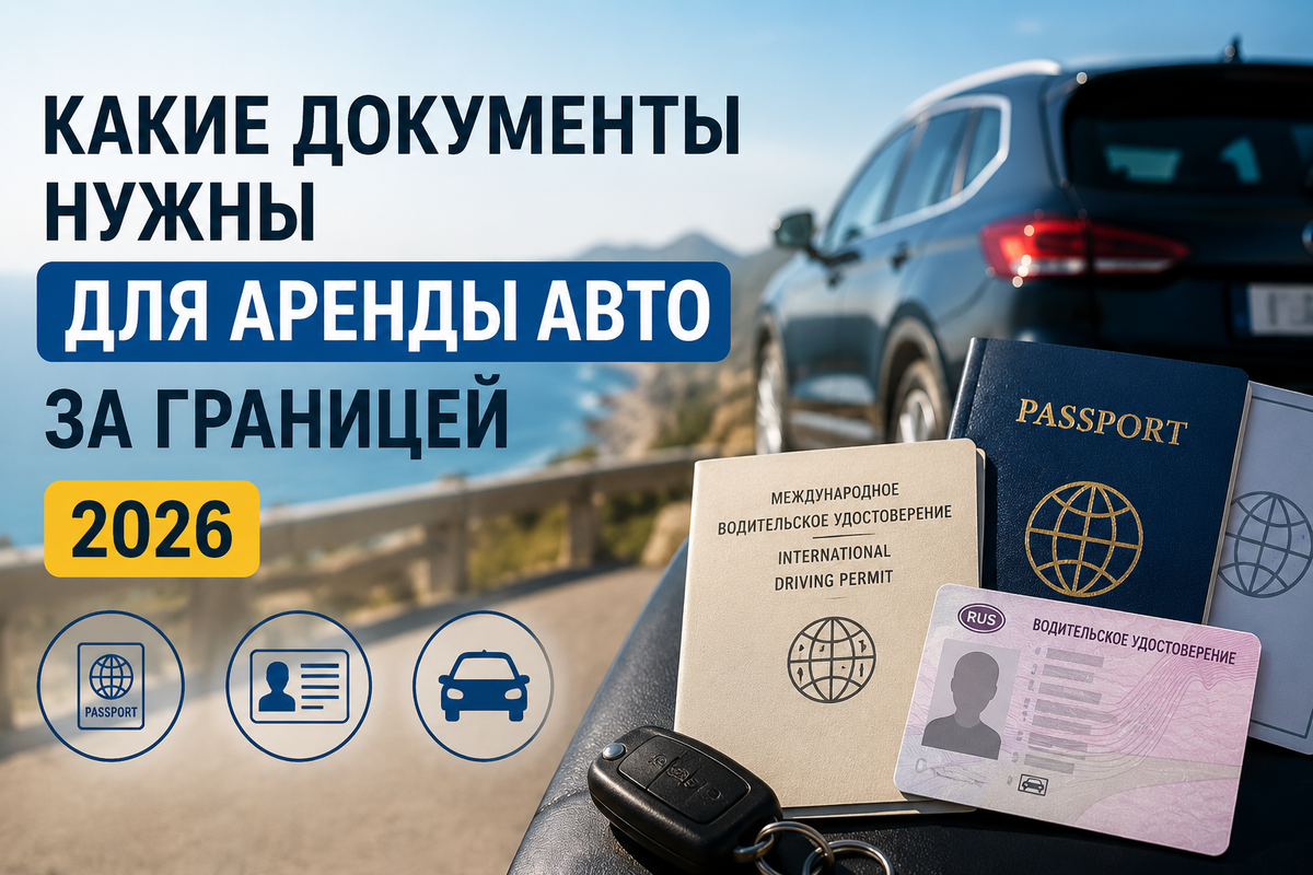 Какие документы нужны для аренды автомобиля за границей в 2026 году: нужны ли международные права и что требуют прокатные компании
