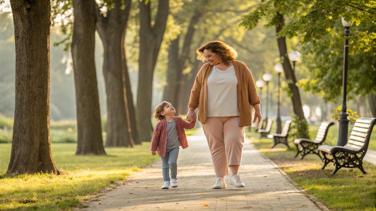 Ребенок будет смотреть на вас с любовью в любом вашем весе