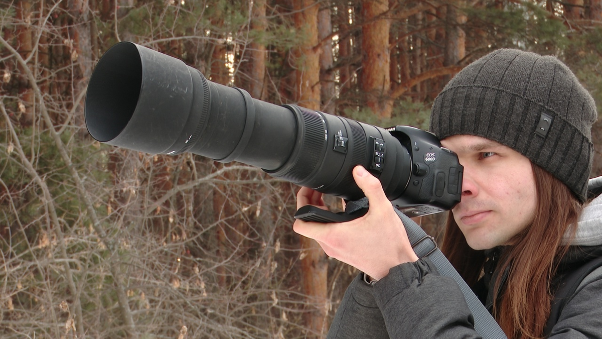 Ярослав Бурматов наблюдает за птицами и фотографирует их