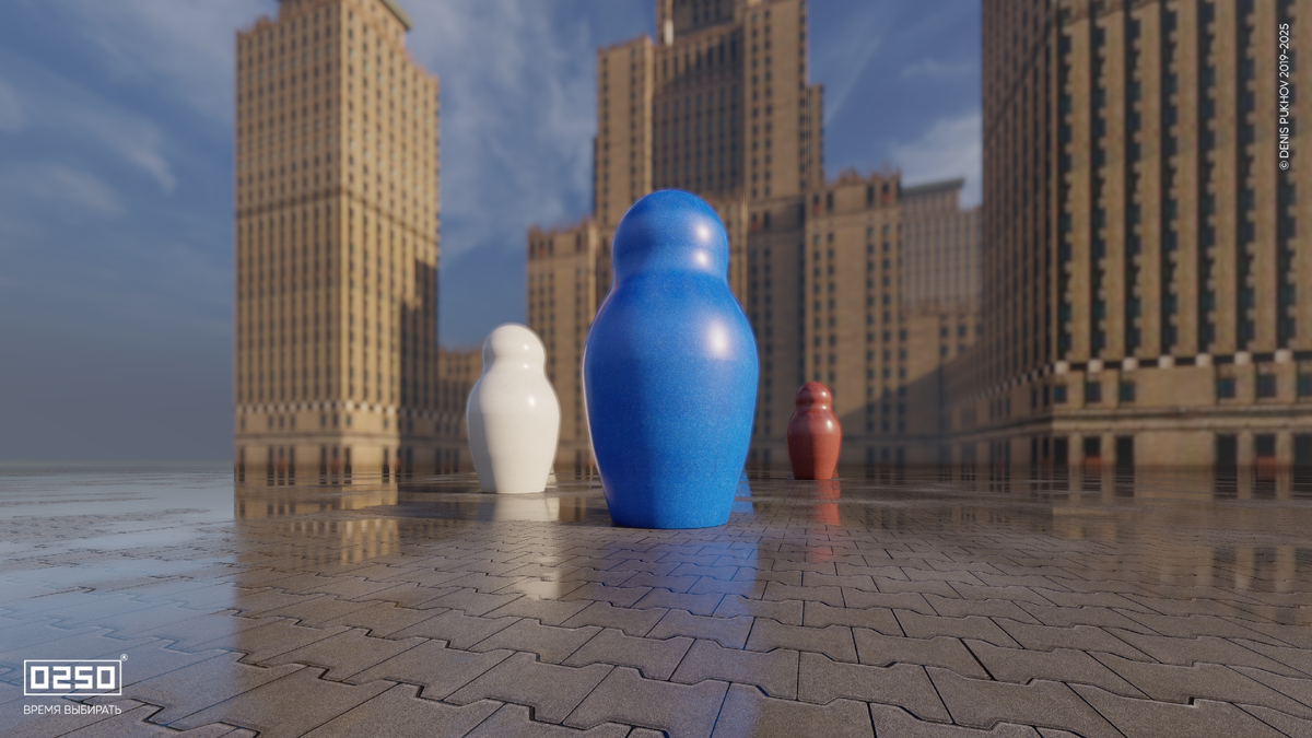 Матрёшки арт-объект от 0250