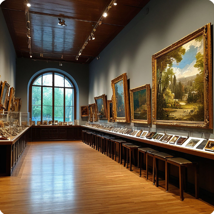 Музей выставка картин. Шедеврум. Скоро узнайте причём тут картины.