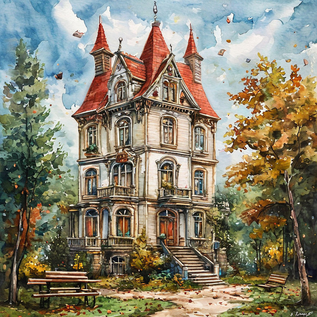 Стареющий европейский дом.