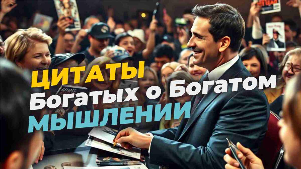 Цитаты Богатых о Богатом Мышлении
