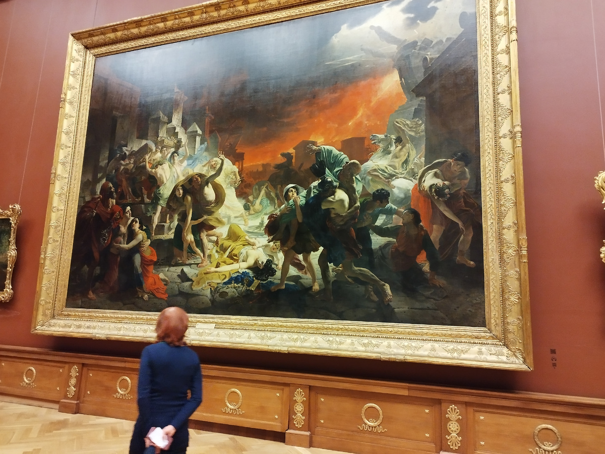 "Последний день Помпеи". Карл Брюллов. Государственный Русский музей. Фото из поездки в Санкт-Петербург.