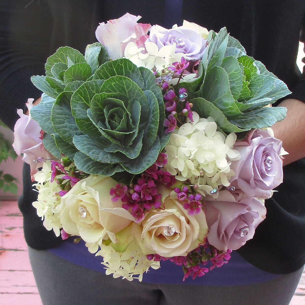 Это декоративная капуста. Теперь ты видел все.