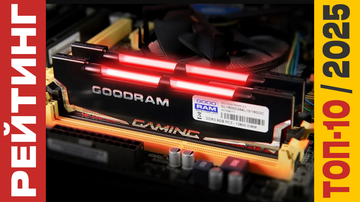 ТОП-10 Оперативной памяти 2025 года: Рейтинг лучших моделей