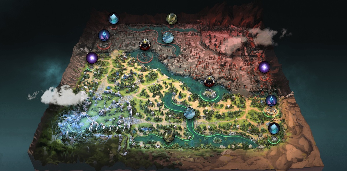 Последнее изменение карты в патче 7.38 для Dota 2