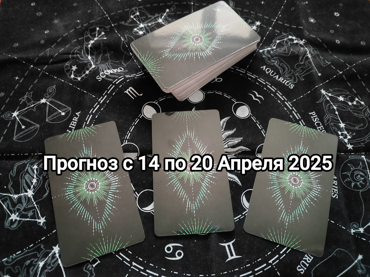 Прогноз с 14 по 20 Апреля 2025 года. Фото автора.