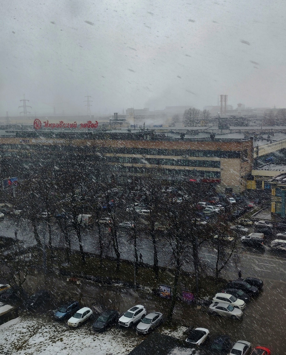 Фото из окна.