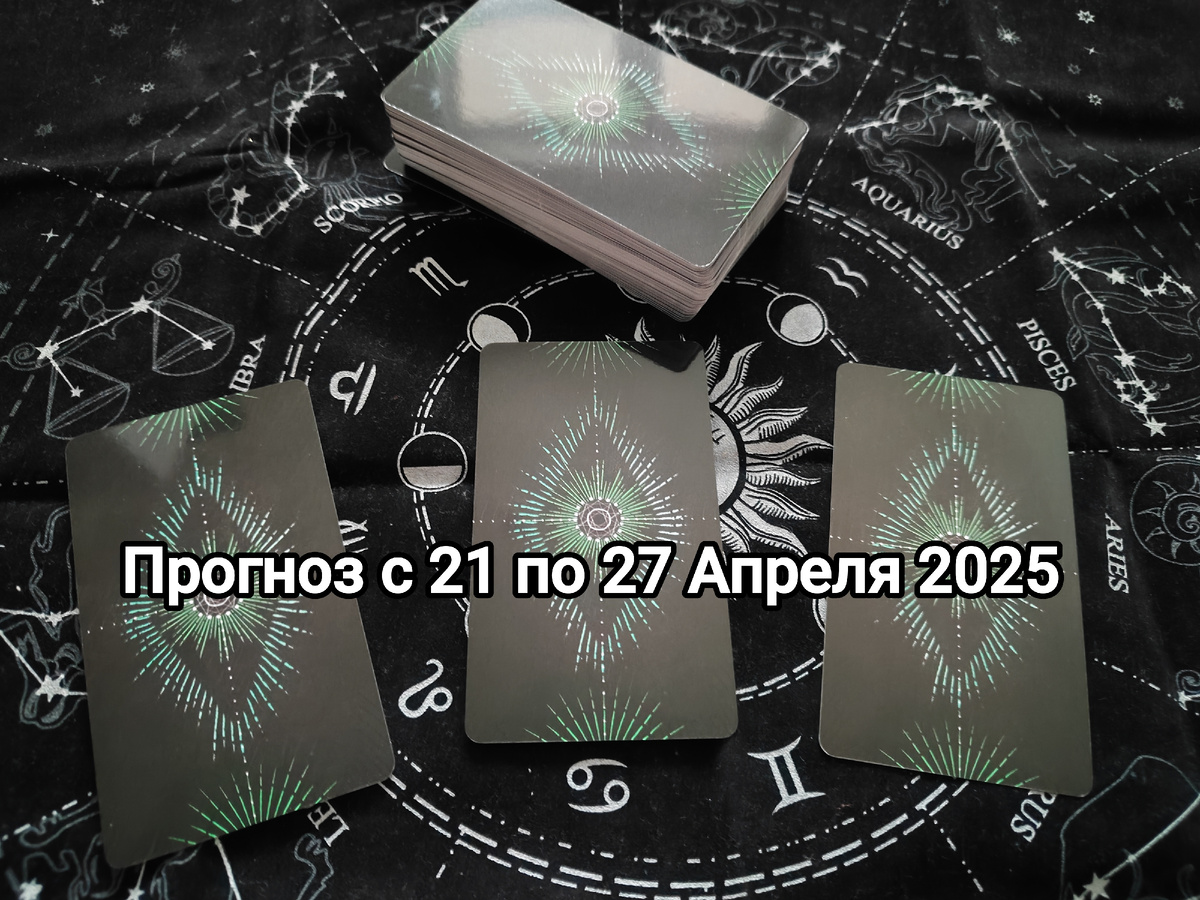 Прогноз с 21 по 27 Апреля 2025 года. Фото автора.