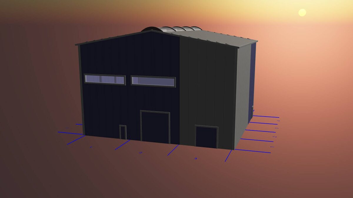 БЫСТРОВОЗВОДИМАЯ КОТЕЛЬНАЯ 22Ш Х 20Д Х 11В С 3.2Т КРАН БАЛКОЙ В Г. МИЧУРИНСК, РОССИЯ