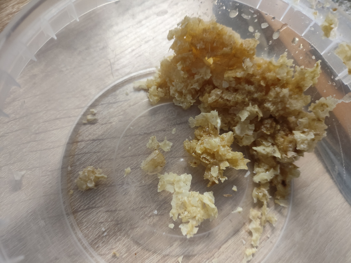 Собираю его в отдельную баночку