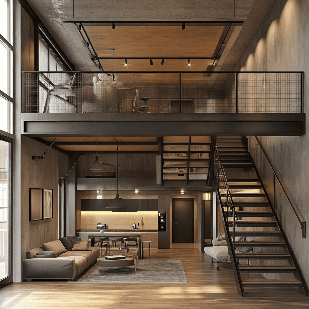    Антресольный этаж в стиле лофт: как создать уникальное пространство с помощью ZMK-Zenit в Уфе ZMK-ZENIT