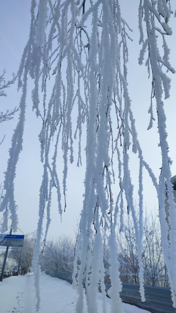 Вот такая красота сегодня утром