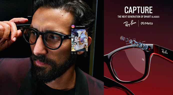 Ray-Ban Meta smart glasses. Courtesy EssilorLuxottica 