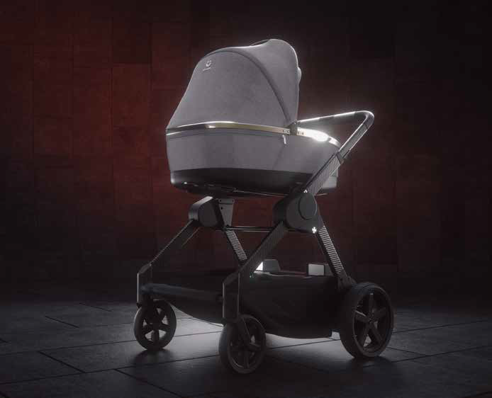 Rosa smart stroller by Glüxkind