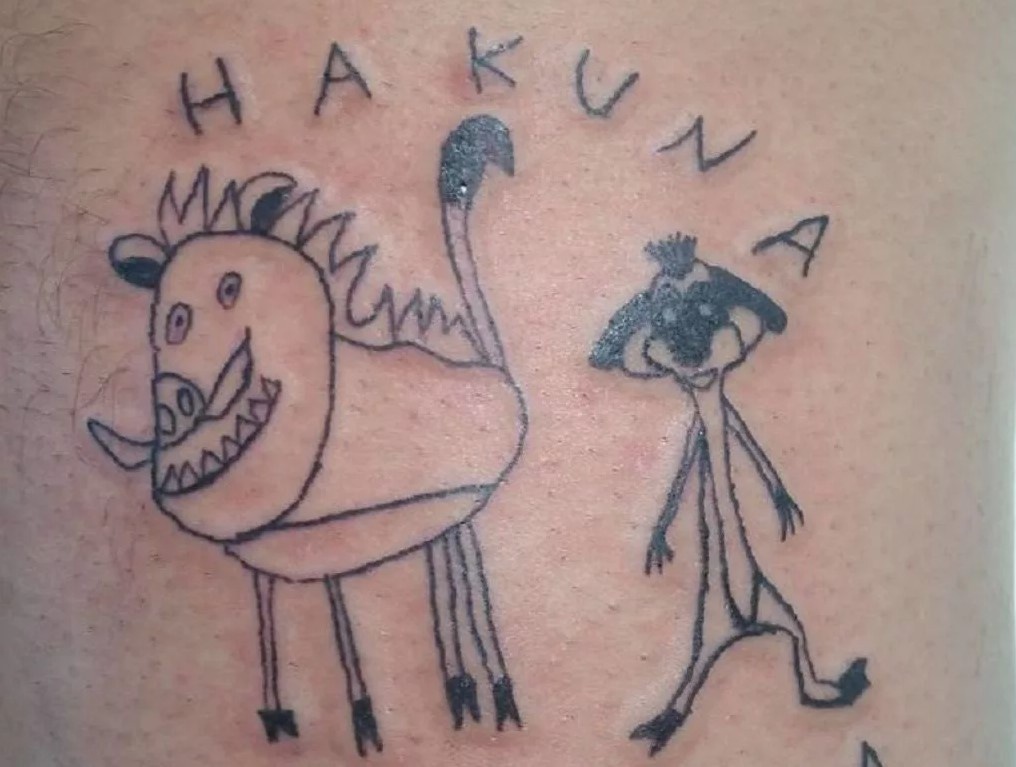 Не хорошая тату)