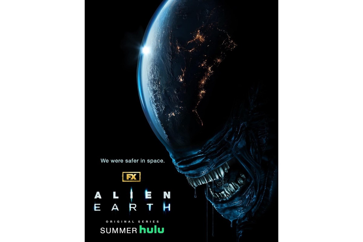 Hulu📷Постер первого сезона сериала «Чужой: Земля»
