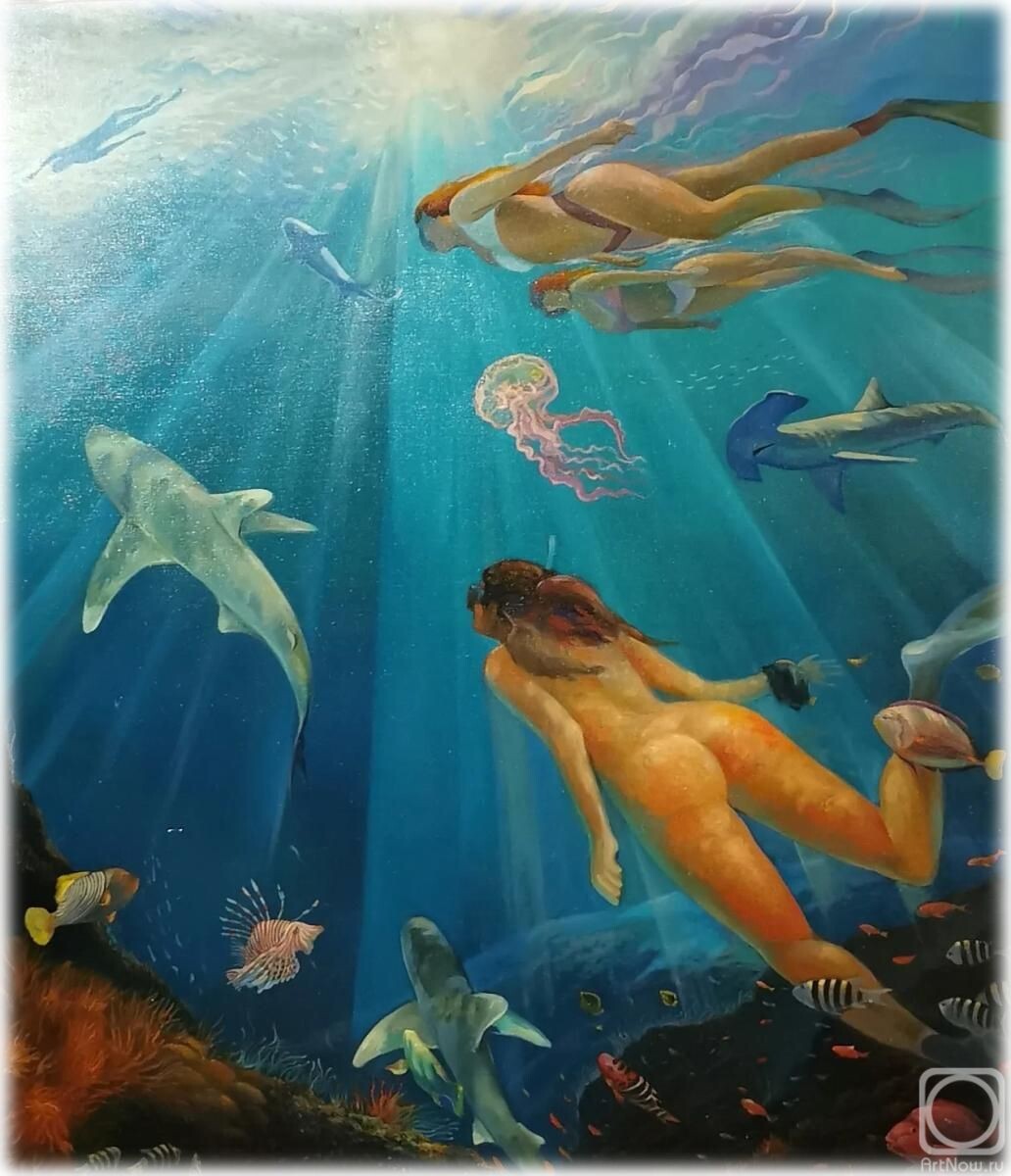 © Сергей Сергеев. Из Глубины. Холст, масло. 124 x 106см. 2022 г.