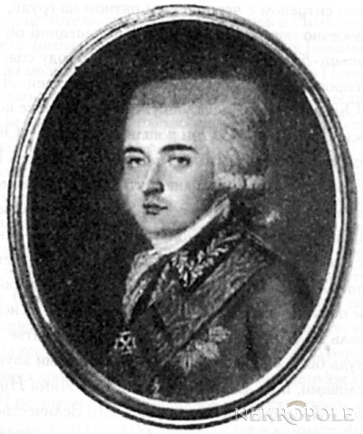Граф Разумовский Пётр Алексеевич (1775 -1835) - подполковник Астраханского гренадерского полка с 1797 года, полковник с 1798 года (не командир полка) Астраханского гренадерского полка - командир сводного гренадерского батальона в армии своего дяди, генерала от инфантерии (затем фельдмаршала) Ивана Васильевича Гудовича. Петр Алексеевич Разумовский. Фото сомнительное – может это и не граф. Источник фото и автор портрета неизвестен. https://bogachkova1957.livejournal.com/62078.html граф Пётр Алексеевич Разумовский (1775—1835, Одесса, Российская империя) — русский аристократ, генерал-майор (1799), действительный камергер (1801), действительный статский советник (1806), последний русский представитель рода графов Разумовских. https://ru.wikipedia.org/wiki/Разумовский,_Пётр_Алексеевич